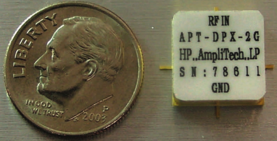 L-Band Variable Crossover Non-Complementary Surface Mount Diplexer for GPS